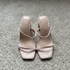 Nude Heeled Sandals by Madewell